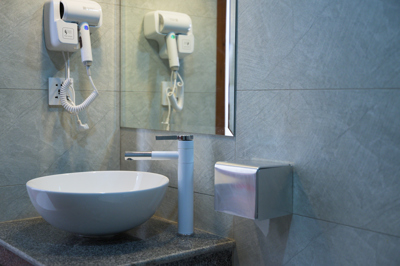 Face Sink and Hairdryer